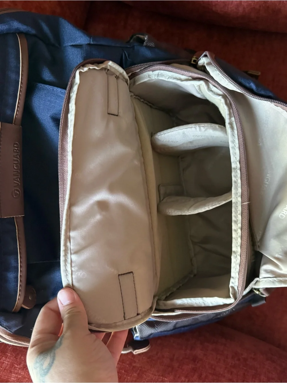 Navy Blue Men's Backpack -
